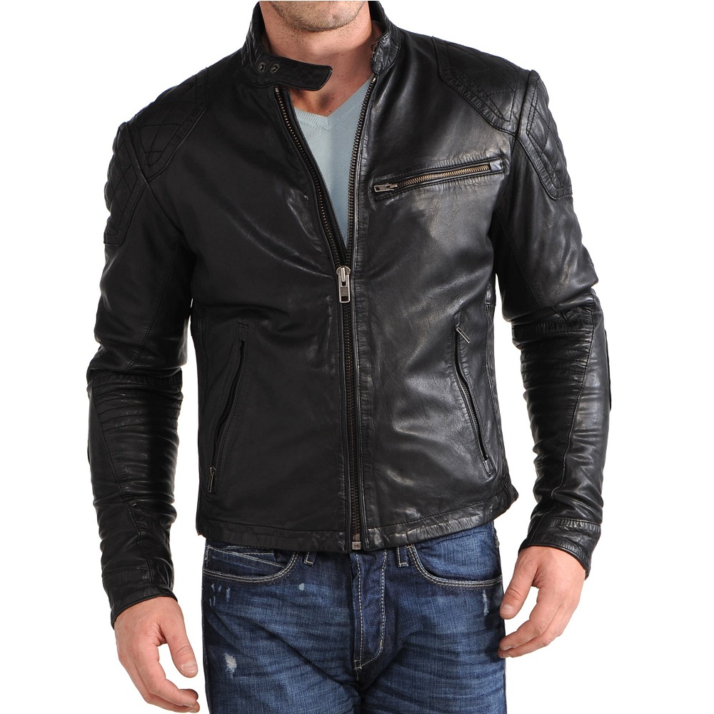 Next Mens Leather Jacket - JacketIn